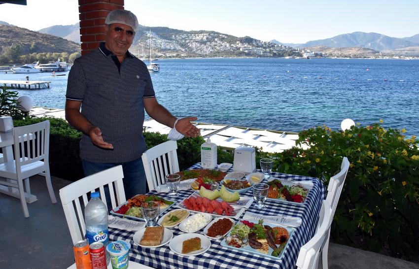 Bodrum'da 4 kişilik ızgara çeşidi 150 lira