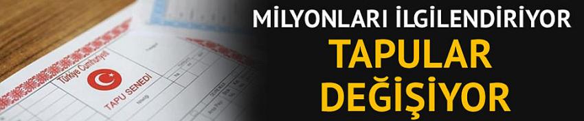 Kimlik numaralı, QR kodlu yeni tapular geliyor