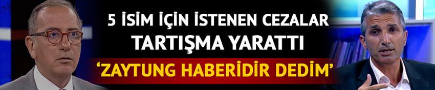Fatih Altaylı'dan Sözcü yazarları Emin Çölaşan ve Necati Doğru'ya açılan FETÖ davasına tepki