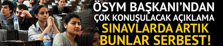 Sınavlarda çile bitiyor!