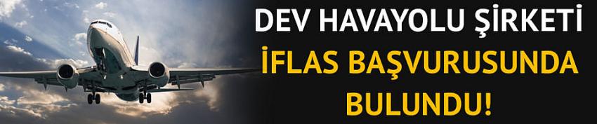 Havayolları iflas başvurusunda bulundu