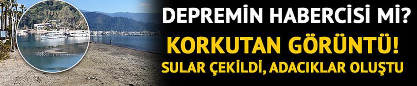 Marmaris'te korkutan görüntü!