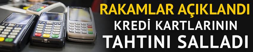 Kredi kartlarının tahtı sallanıyor