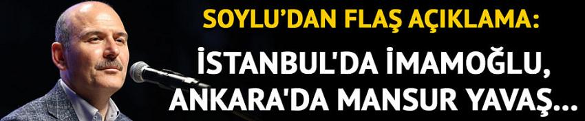 Soylu'dan flaş sözler