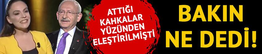 Kahkaları yüzünden eleştirilen Buket Aydın: Linç deyince...