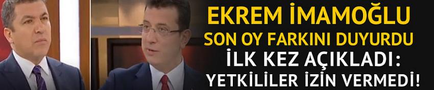 Ekrem İmamoğlu İstanbul'daki son durumu açıkladı