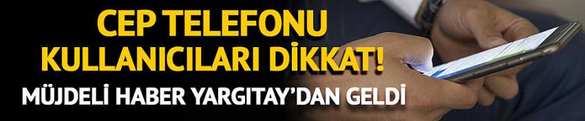 Cep telefonu alanlar dikkat
