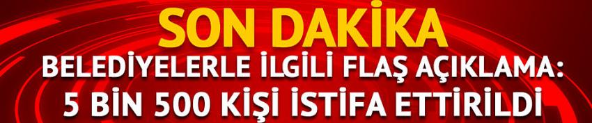 Arslan: 5 bin 500 üye istifa ettirildi