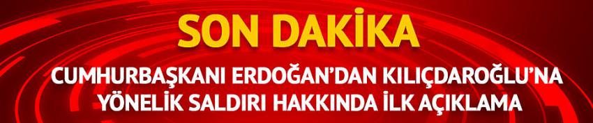 Cumhurbaşkanı Erdoğan: 'Şidetti asla tasvip edemeyiz'