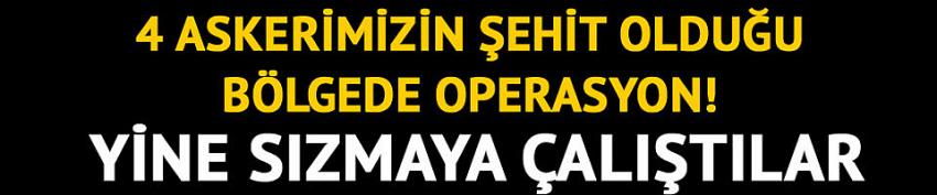 Dört asker şehit olmuştu! 