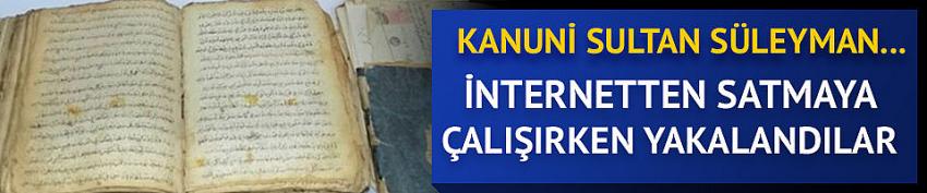 500 yıllık iki kitabı internetten satmak isteyince yakalandı