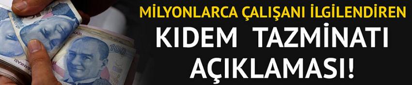 TİSK'ten kıdem tazminatı açıklaması