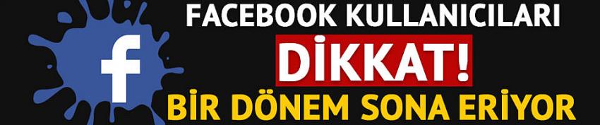 Facebook önemli bir değişiklik için adım attı