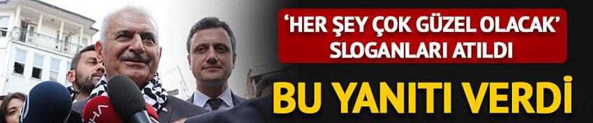 Binali Yıldırım'dan slogan sorusuna yanıt:
