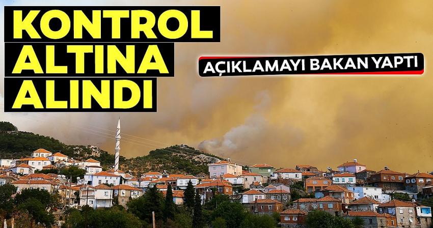 Büyük orman yangını kontrol altına alındı