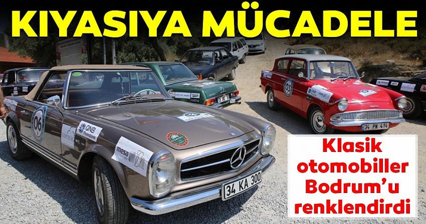 Klasik otomobil tutkunları Bodrum'da rallide buluştu