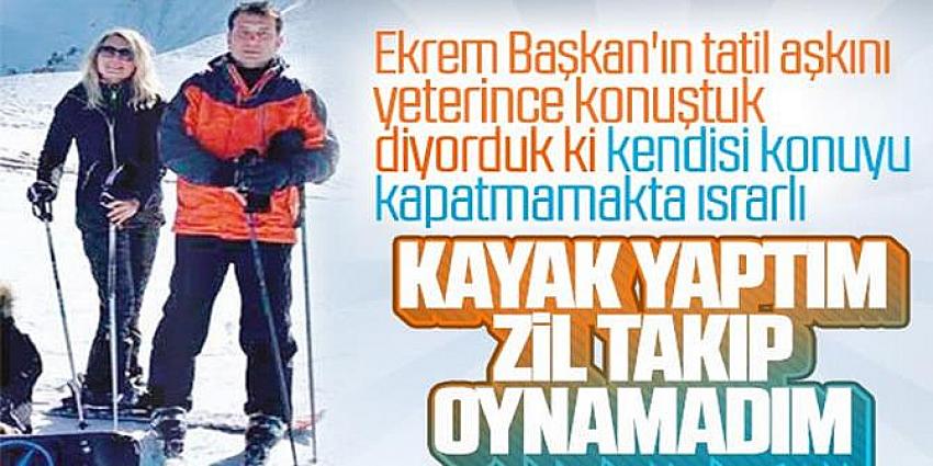 Ekrem İmamoğlu tatil eleştirilerine yanıt verdi 