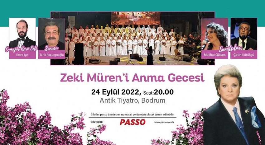 ZEKİ MÜREN,ÖLÜM YIL DÖNÜMÜNDE ANILACAK