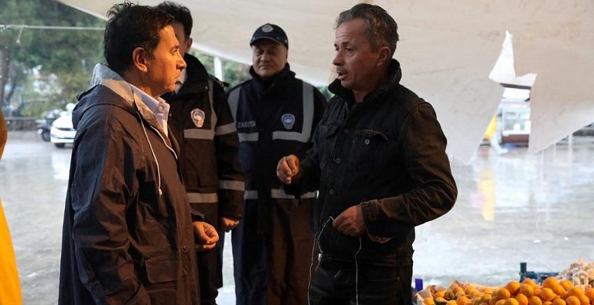 ARAS, YAĞIŞ BOYUNCA SAHADAYDI