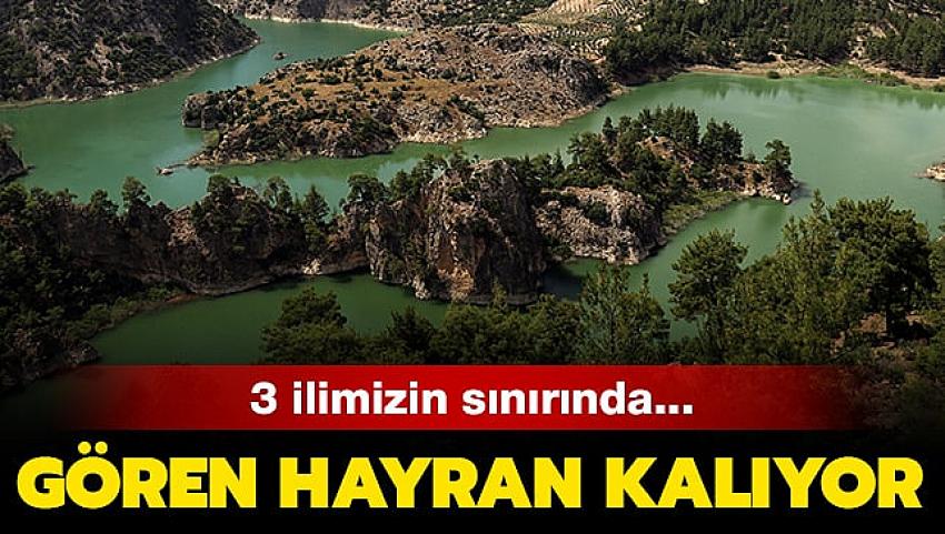 Üç ilin sınırındaki kanyon ziyaretçilerini büyülüyor