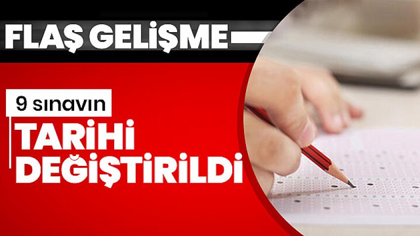 ÖSYM'den flaş koronavirüs kararı
