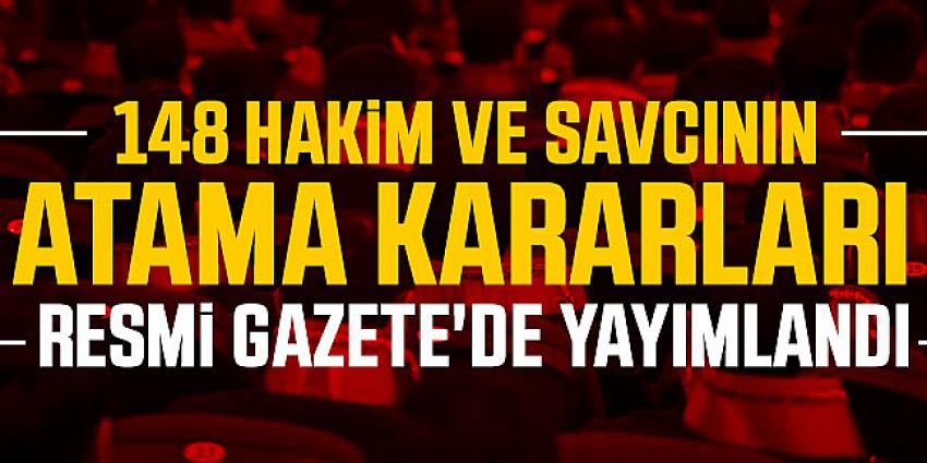 Hakim ve savcı adayı atamaları Resmi Gazete'de