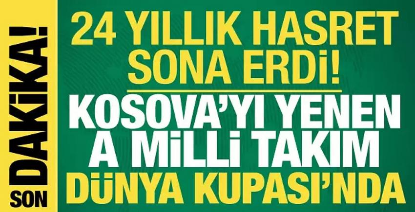 24 yıllık hasret sona erdi! A Milli Takımımız Dünya Kupası