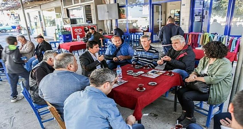 Başkan aday adayı Ahmet Aras halkın sorunlarını dinledi