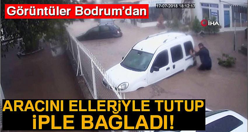Bodrum'da tüyler ürperten görüntü! 