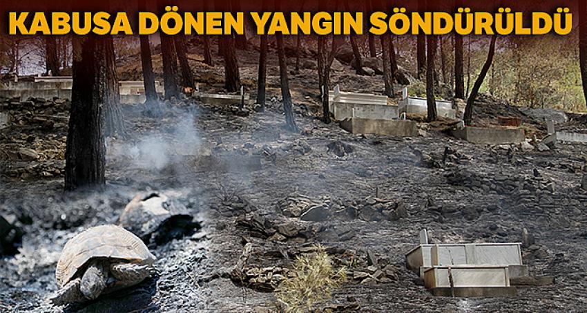Kabusa dönen yangın söndürüldü