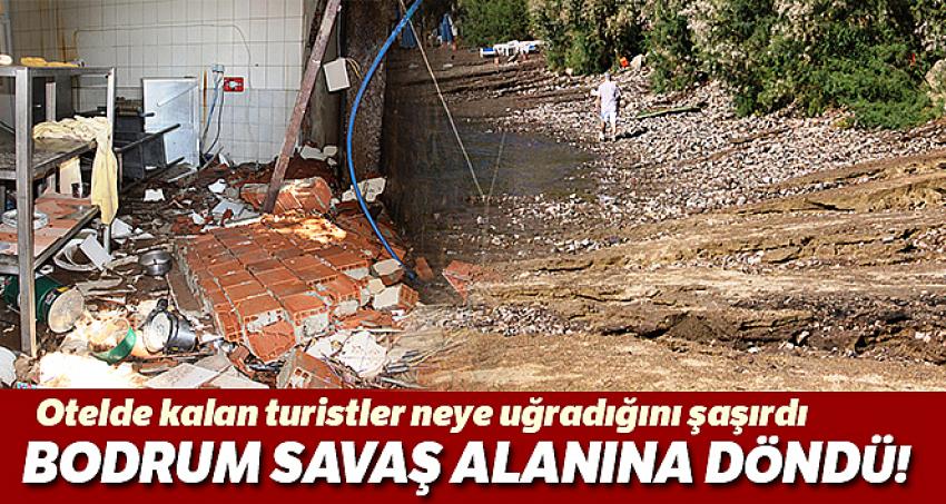 Bodrum'da korku dolu dakikalar!