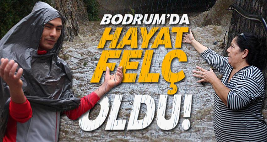 Bodrum'da hayat felç oldu, ekipler teyakkuza geçti