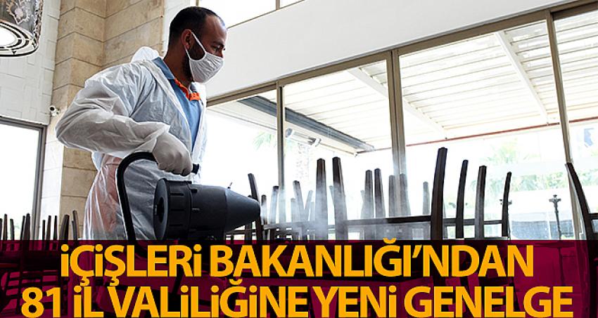 İçişleri Bakanlığı'ndan restoran, kafe ve parklarla ilgili genelge