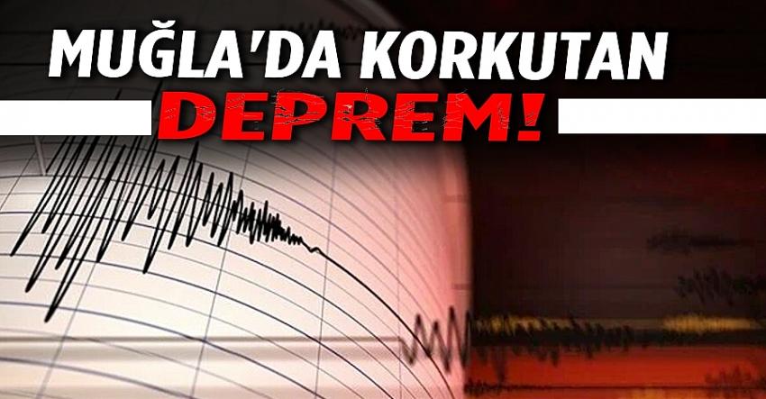 Muğla'da 4.1 şiddetinde deprem