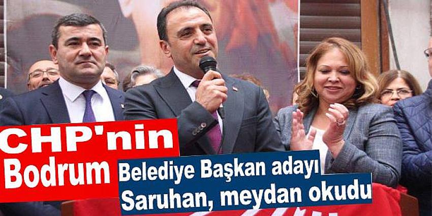 Saruhan, meydana indi ve meydan okudu!