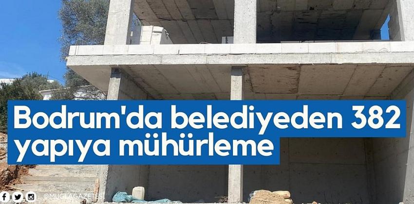 BELEDİYEDEN 382 YAPIYA MÜHÜRLEME
