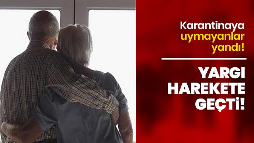 14 gün kuralına uymayan çifte ev hapsi verildi!