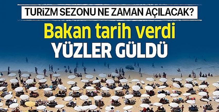 Bakan Ersoy tarih verdi, turizmcilerin yüzü güldü