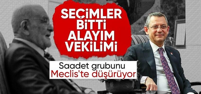 CHP'nin Saadet Partisi'ne gönderdiği milletvekili geri dönüyor