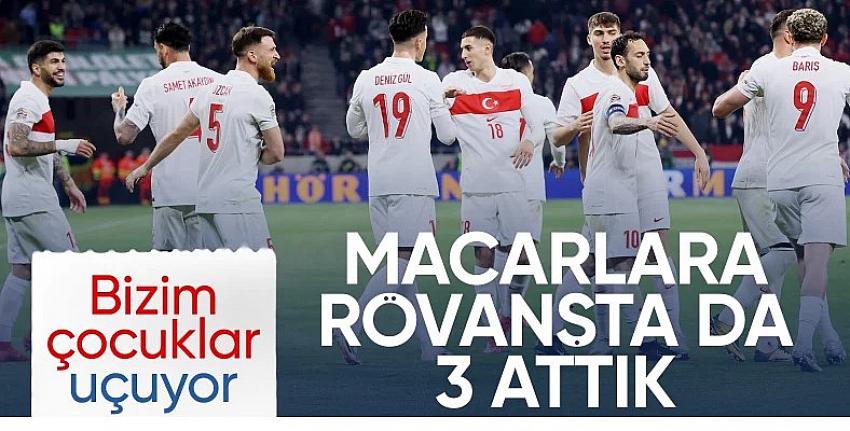 Milliler Macaristan'ı devirdi: Uluslar A Ligi'ne yükseldik