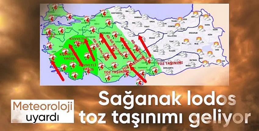 Meteoroloji'den sarı kodlu sağanak uyarısı
