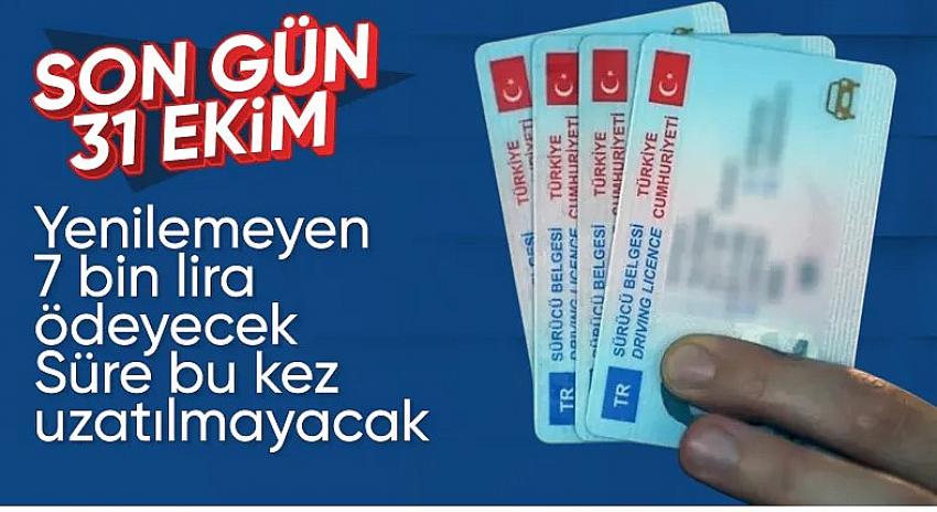 Ehliyet yenileme süresi uzatılacak mı?
