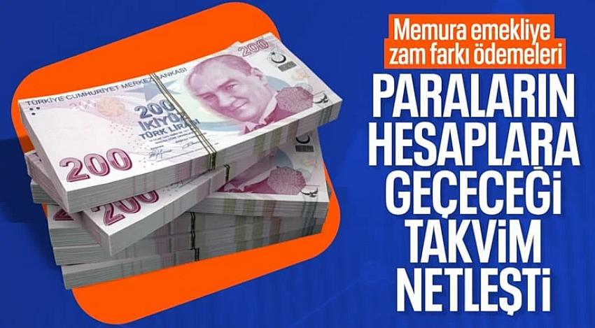 Zamlı maaşlar ödenmeye başlıyor