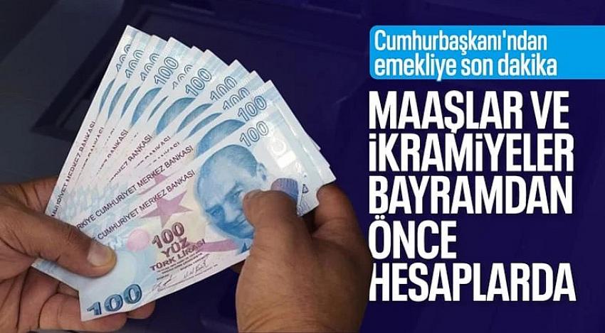 Emeklilerin maaş ve ikramiyeleri bayram öncesi ödenecek