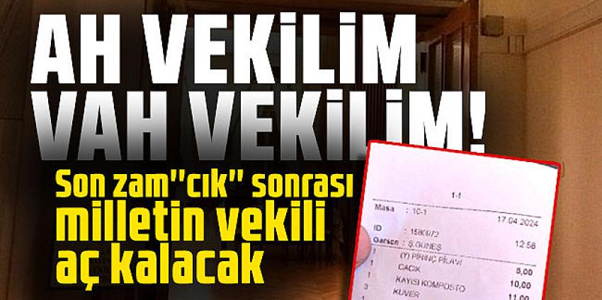  TBMM lokantasına zam''cık'' geldi!