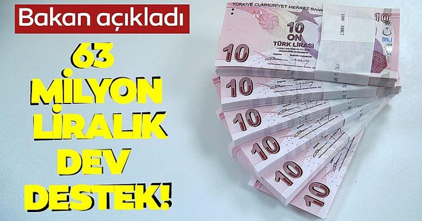 79 projeye 63 milyon hibe verilecek