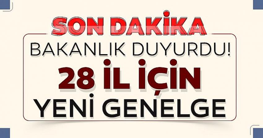 Denize kıyısı olan 28 il için yeni coronavirüs genelgesi