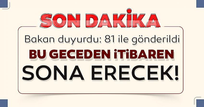 İçişleri Bakanlığı'ndan 'Kovid-19 tedbirleri' konulu ek genelge 