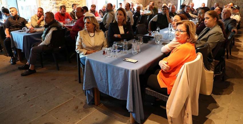 BAŞKAN ARAS, MUHTARLARLA BİR ARAYA GELDİ