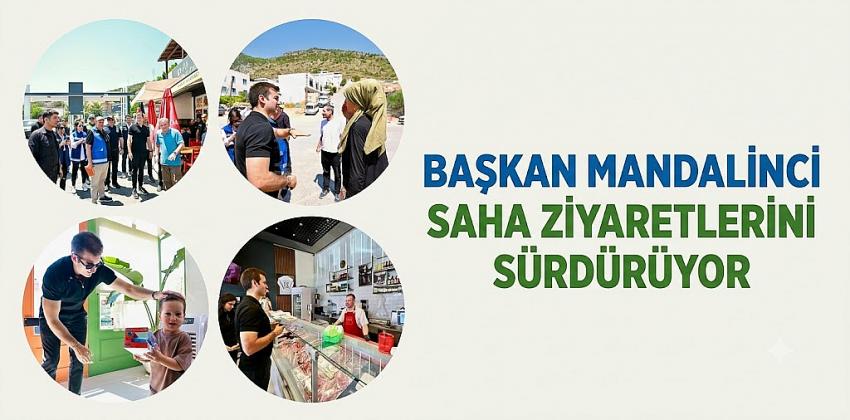Başkan Mandalinci, Saha Ziyaretlerini Sürdürüyor